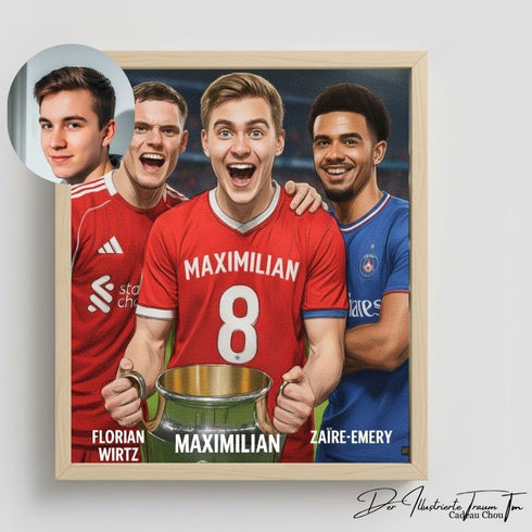 Magisches Porträt – Der Illustrierte Traum™ – Spezial für Fußballfans